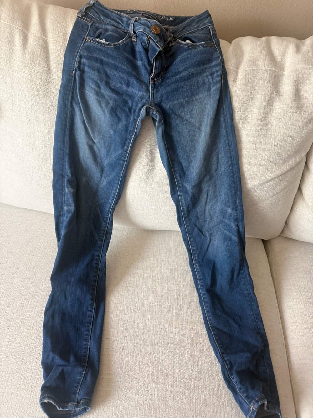 American Eagle Outfitters Slim Straight Indigo Jeans